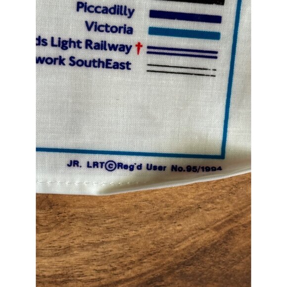 London Underground Map Apron With Adjustable Ties Cotton 1994 Design Kitchen - Picture 4 of 7